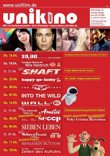 Unikino Sommersemester 2009