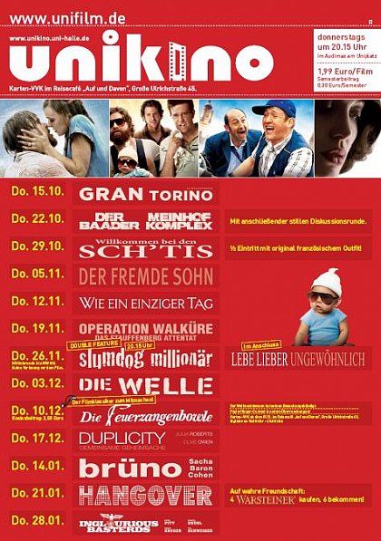 Unikino Wintersemester 2009/2010