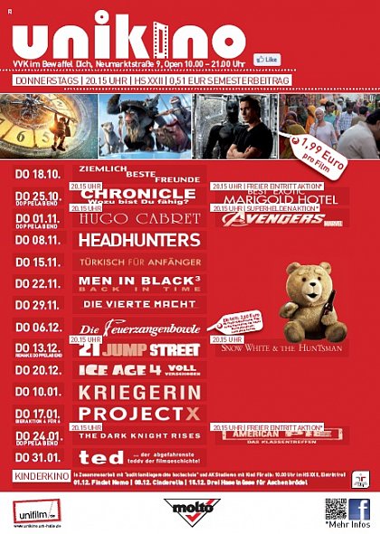 Unikino Wintersemester 2012/2013