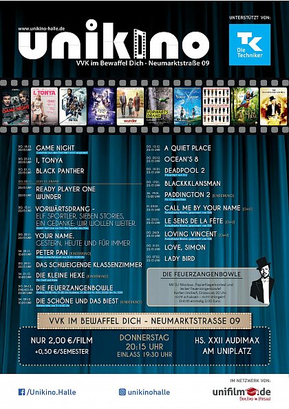 Unikino Wintersemester 2018/2019