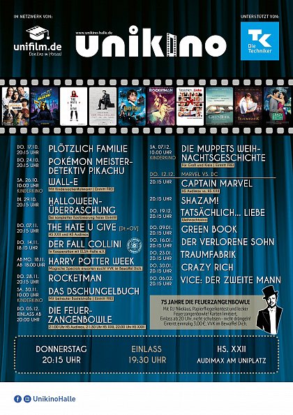 Unikino Wintersemester 2019/2020